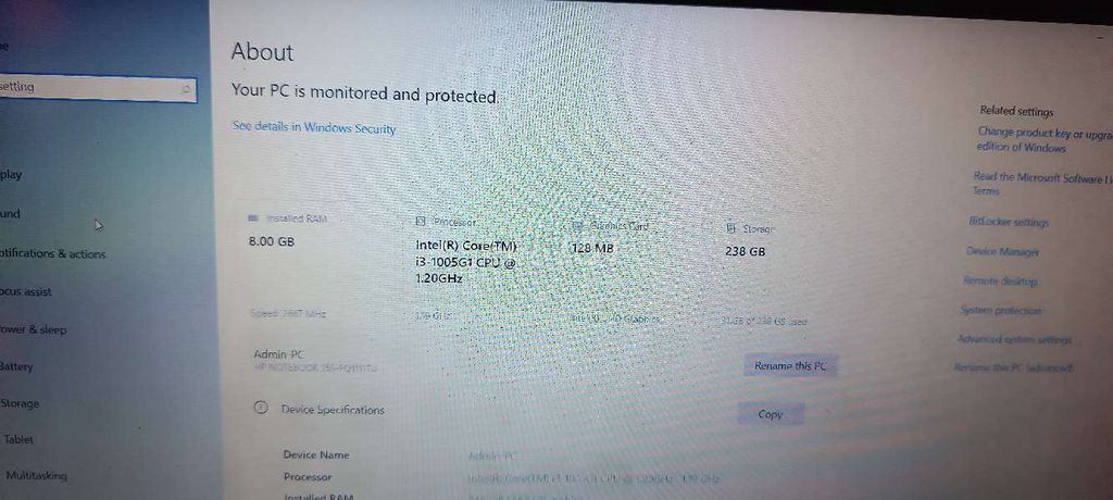 HP 15 i3 15.6 inch 8GB/256GB Bạc. Mua bán Laptop tại Quận Thanh Xuân Hà Nội được đăng bởi Tống Hải Quân hình 1