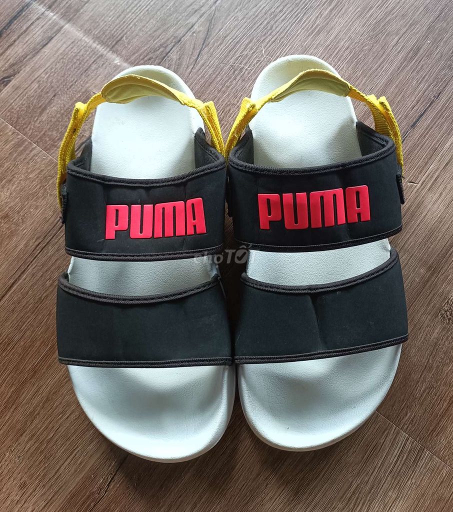Dép sandal Puma Đen, trắng, vàng size 39.5. Mua bán Giày dép tại Thành phố Long Xuyên An Giang được đăng bởi NGÔ ANH KIỆT  hình 1