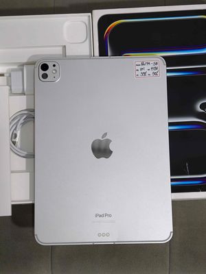 iPad Pro M4 11 inch 5G Wifi 256GB Bạc VN Fullbox