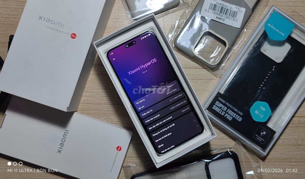 Xiaomi 13 5G Trắng 8/256GB Quốc Tế Full Option. Mua bán Điện thoại tại Huyện Nhà Bè Tp Hồ Chí Minh được đăng bởi Đoàn Nguyễn Khánh Hưng hình 1