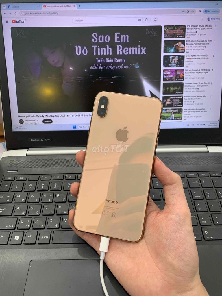 iPhone Xs Max 256GB Vàng. Mua bán Điện thoại tại Huyện Thanh Trì Hà Nội được đăng bởi Vũ Hải lâm hình 1