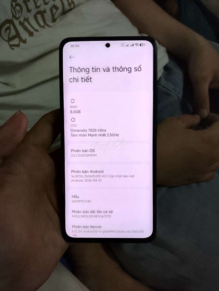 Poco M7 Pro 5G 8GB/256GB Đen. Mua bán Điện thoại tại Quận 12 Tp Hồ Chí Minh được đăng bởi Vũ Trường Sơn hình 1