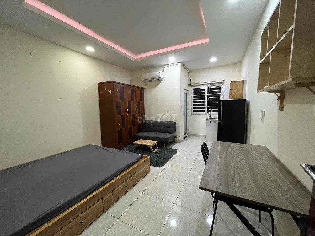🔥Căn Hộ Studio - Cửa Sổ  Lớn - Full NT - Nằm Ngay Metro