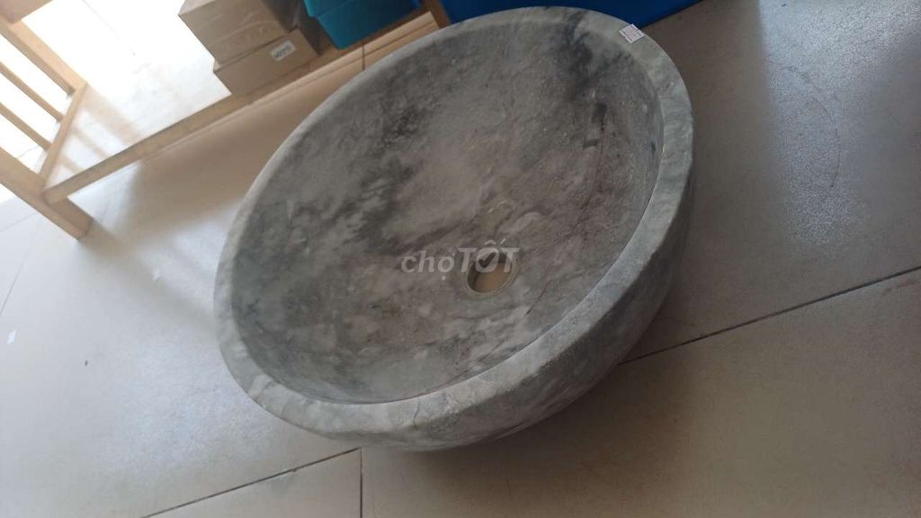 Chậu rửa mặt đá tự nhiên xám sang trọng. Mua bán Thiết bị vệ sinh, nhà tắm tại Huyện Bình Chánh Tp Hồ Chí Minh được đăng bởi chuyên bán thanh lý hàng tồn kho hình 1