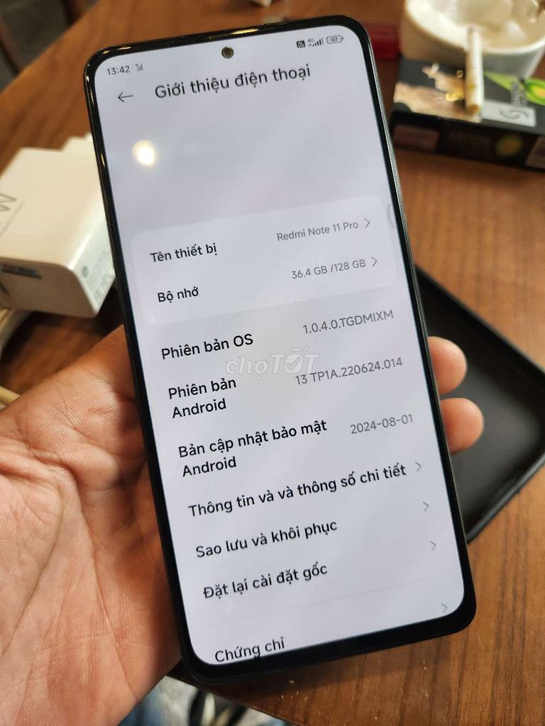 Xiaomi Redmi Note 11 Pro 128GB Đen. Mua bán Điện thoại tại Quận Tây Hồ Hà Nội được đăng bởi Nhân Tâm  hình 1
