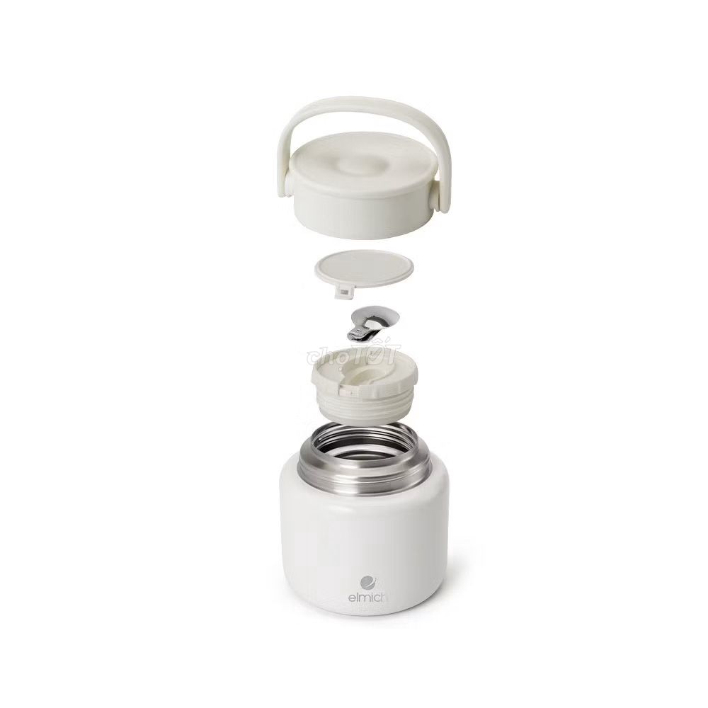 Bình giữ nhiệt Elmich EL8336 Inox 800ml Trắng. Mua bán Dụng cụ nhà bếp tại Huyện Thanh Trì Hà Nội được đăng bởi Cuong hình 1