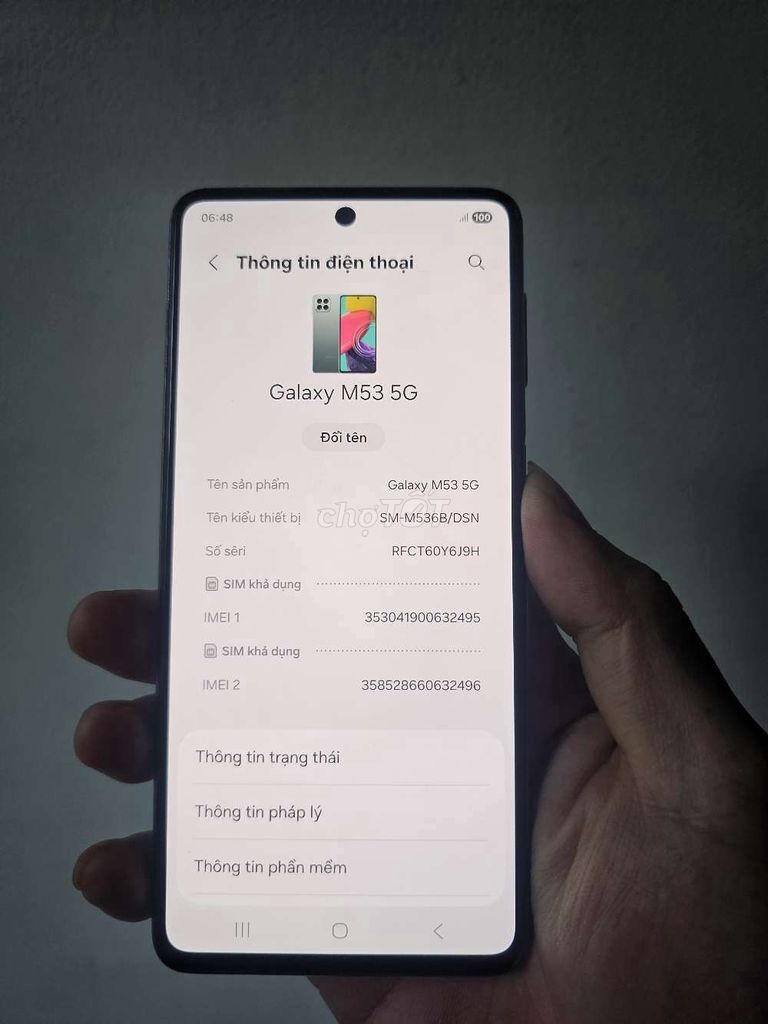Samsung M53 8/256gb zin màng đẹp. Mua bán Điện thoại tại Quận Hải Châu Đà Nẵng được đăng bởi phan quân hình 1