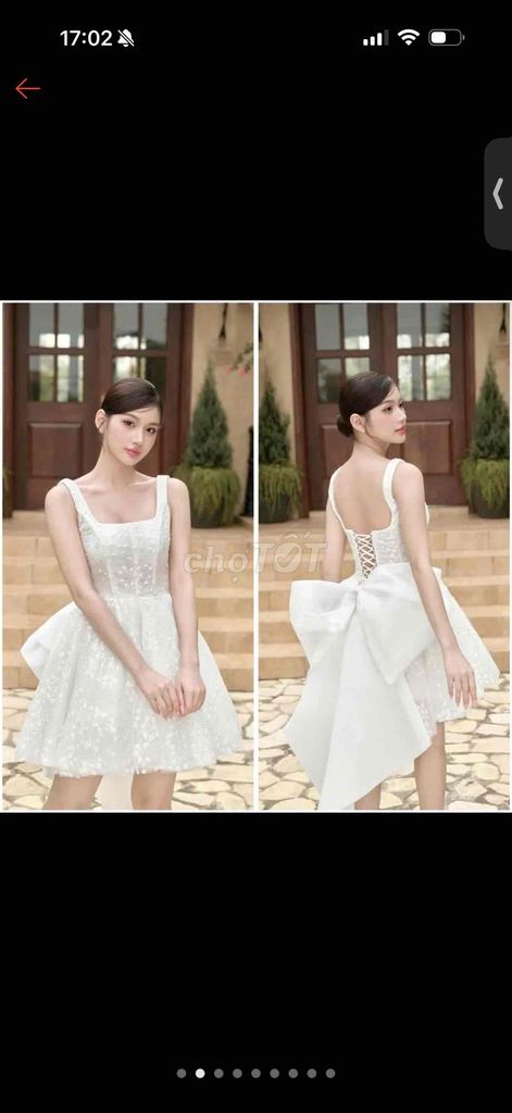 Váy dự tiệc Nữ Trắng Size S Rất mới. Mua bán Quần áo tại Thành phố Đà Lạt Lâm Đồng được đăng bởi Irina hình 1