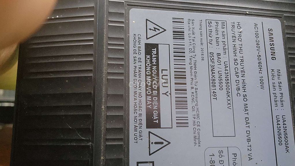 Tivi Samsung 43N5500. Mua bán Tivi, Âm thanh tại Quận Thanh Khê Đà Nẵng được đăng bởi Hoang Nguyen hình 1
