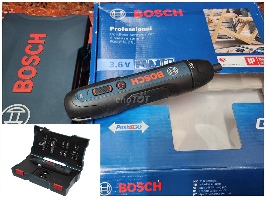 Xả kho máy xiết vít BOSCH GO GEN 2 Mới NGUYÊN HỘP