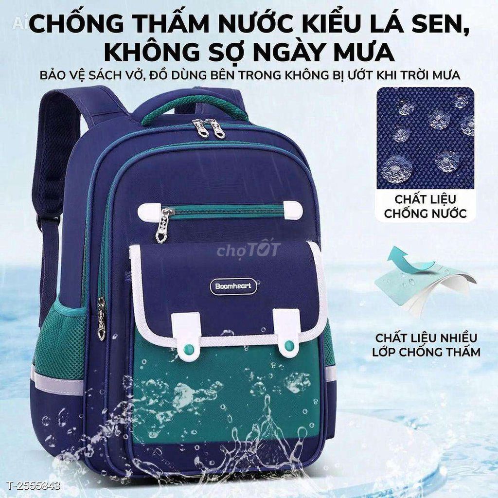 Balo học sinh BH Kids chống thấm nước Tiểu học. Mua bán Túi xách tại Huyện Bình Chánh Tp Hồ Chí Minh được đăng bởi Nguyễn Minh Tiến hình 1