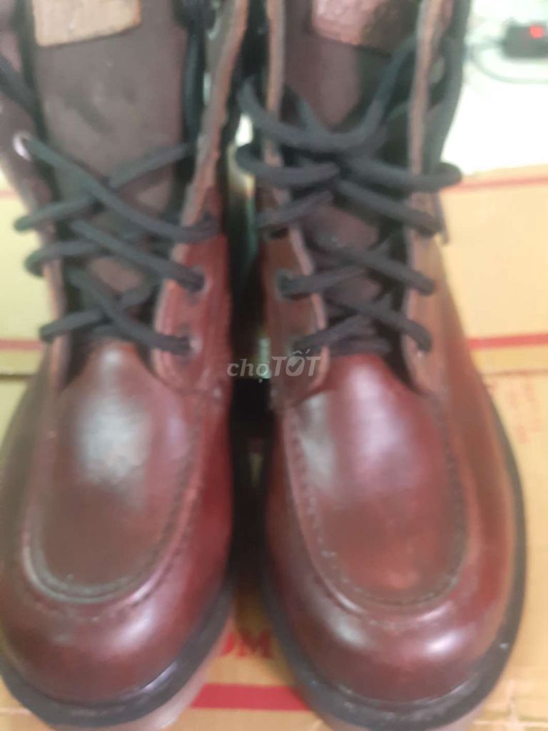 Giày boot nữ lakeView da Nâu đỏ size3 . Mua bán Giày dép tại Quận 4 Tp Hồ Chí Minh được đăng bởi Hung Phát  hình 1
