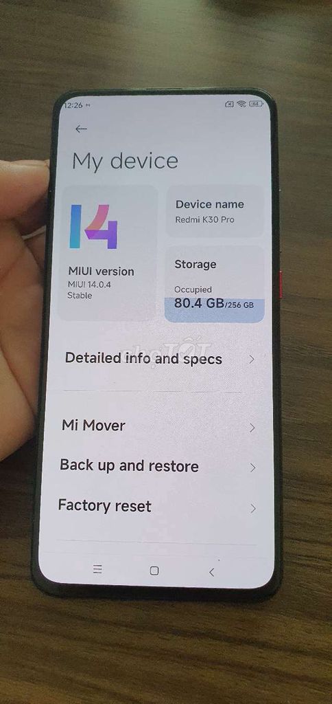 Xiaomi Redmi K30 Pro 256GB Xám. Mua bán Điện thoại tại Quận Bình Tân Tp Hồ Chí Minh được đăng bởi duong duong hình 1