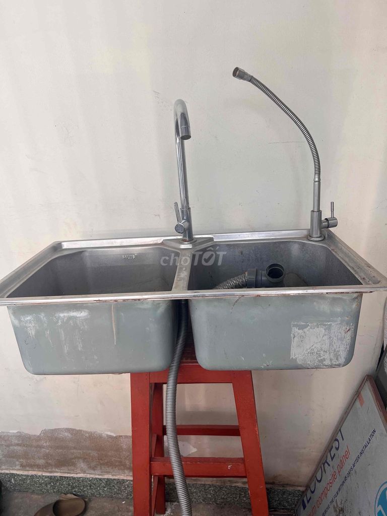 Bồn rửa chén Salus Inox 304. Mua bán Thiết bị vệ sinh, nhà tắm tại Huyện Trảng Bom Đồng Nai được đăng bởi Hưng Trảng bom hình 1