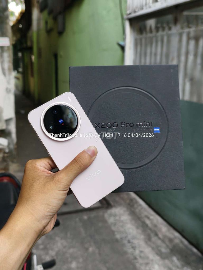 Vivo X200 Pro Mini Hồng 12/256 fullbox nội địa. Mua bán Điện thoại tại Quận Gò Vấp Tp Hồ Chí Minh được đăng bởi Thanh Tri hình 1