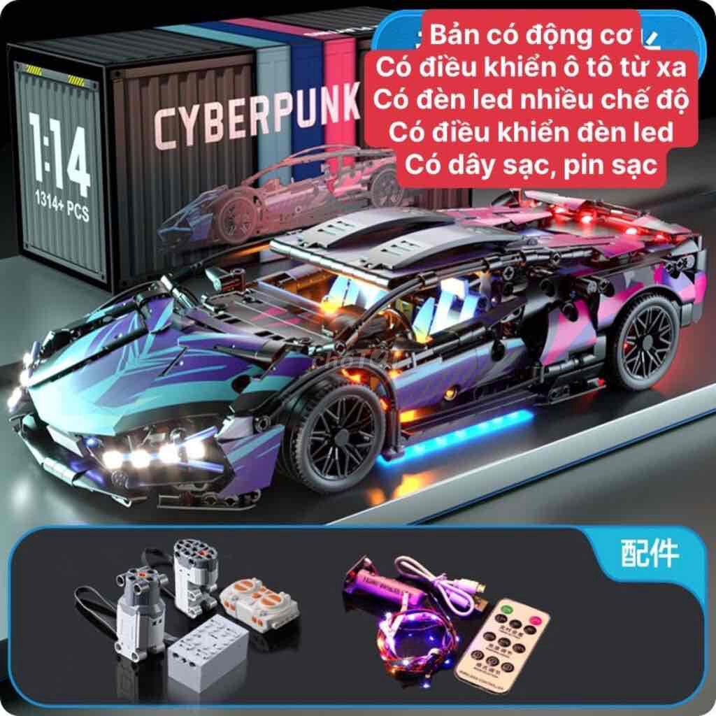 Mô hình lắp ráp siêu xe lambo cybepunk