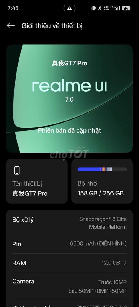 Realme GT 7 Pro giao lưu đổi máy. Mua bán Điện thoại tại Quận Sơn Trà Đà Nẵng được đăng bởi magic hình 1