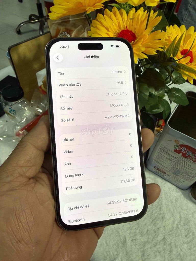 iPhone 14 Pro 128GB Vàng Mỹ. Mua bán Điện thoại tại Thành phố Biên Hòa Đồng Nai được đăng bởi thanh hình 1