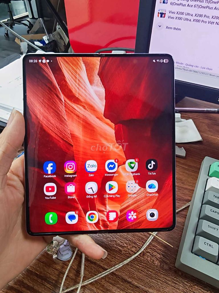 Samsung Z Fold 5 màu Bạc. Mua bán Điện thoại tại Quận Cầu Giấy Hà Nội được đăng bởi tuấn anh hình 1