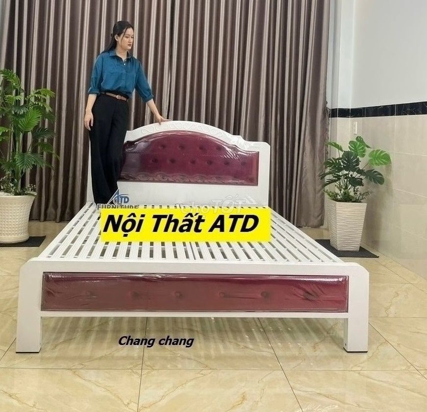 Giường sắt=Giường sắt`Giường sắt`Giường sắt`. Mua bán Giường, chăn ga gối nệm tại Thị xã Bến Cát Bình Dương được đăng bởi Trang Nguyễn hình 1
