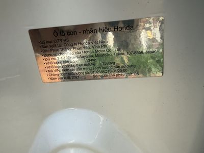 Honda City RS 2021 Trắng