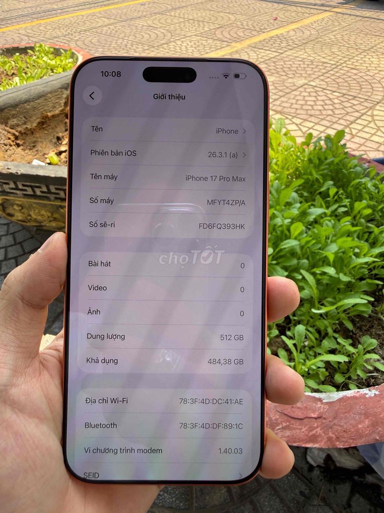 Apple iPhone 17 Pro Max 512GB Cam. Mua bán Điện thoại tại Quận Liên Chiểu Đà Nẵng được đăng bởi Nguyễn Anh Phi Líp hình 1