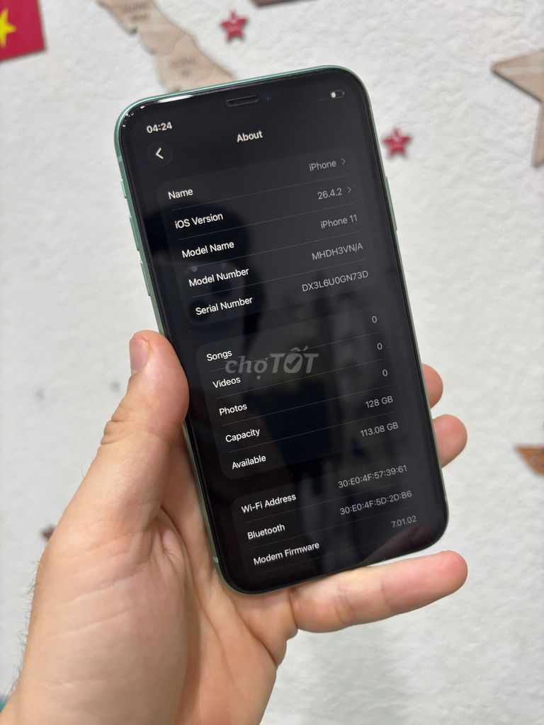 iPhone 11 128GB Xanh ngọc VN/A. Mua bán Điện thoại tại Quận Bắc Từ Liêm Hà Nội được đăng bởi Cửa hàng Bính Táo hình 1