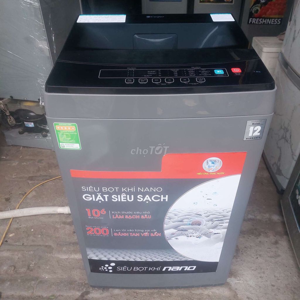 Máy giặt Casper 7.5kg mới 98% . Mua bán Máy giặt tại Quận Long Biên Hà Nội được đăng bởi Đặng Thị Trang hình 1
