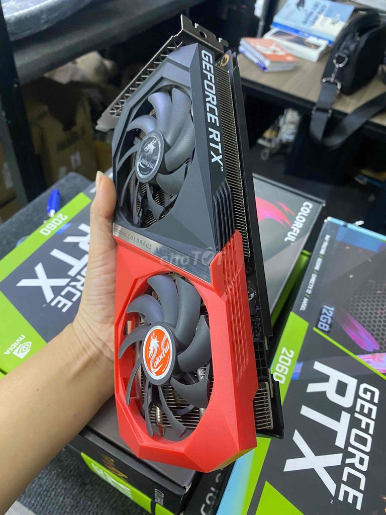 CARD MÀN HÌNH RTX 2060 12GB COLOFULL ĐẸP KENG 128369185