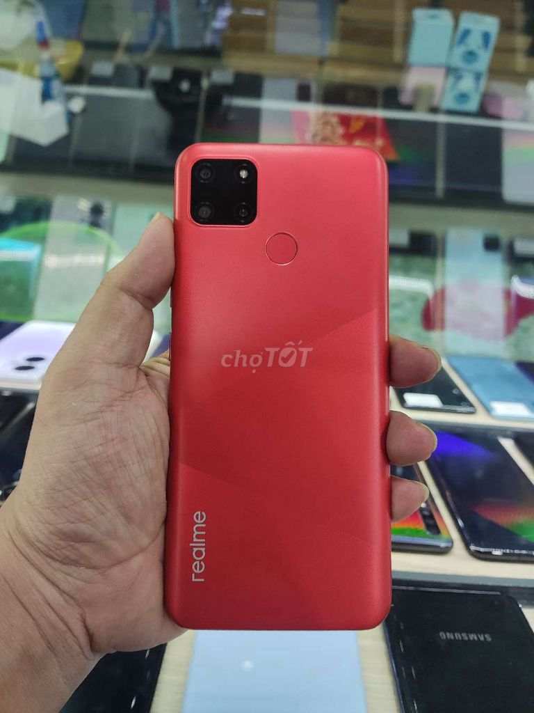 Realme C12 32GB Đỏ. Mua bán Điện thoại tại Thành phố Bến Tre Bến Tre được đăng bởi Điện thoại Bến Tre giá rẻ hình 1