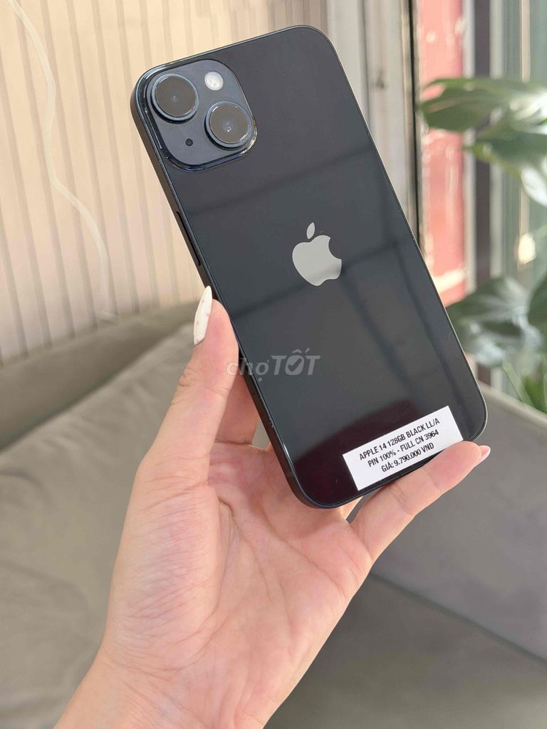 Apple iPhone 14 128GB Đen Chính Hãng LL/A Like New. Mua bán Điện thoại tại Quận 8 Tp Hồ Chí Minh được đăng bởi CA REM BÁN TÁO hình 1