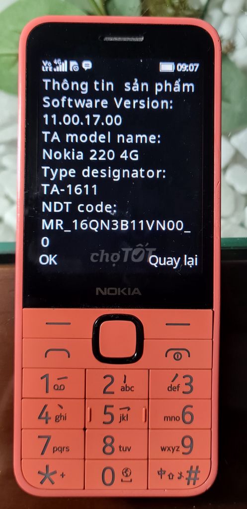 Nokia 220 4G Cam. Mua bán Điện thoại tại Quận 8 Tp Hồ Chí Minh được đăng bởi Mỹ chi hình 1