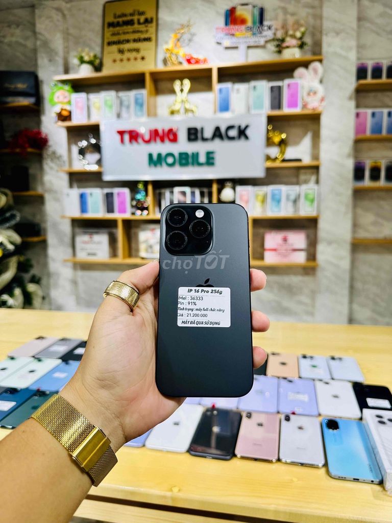 iPhone 16 Pro 256GB Titan. Mua bán Điện thoại tại Thành phố Long Xuyên An Giang được đăng bởi Trung Black Long Xuyên hình 1