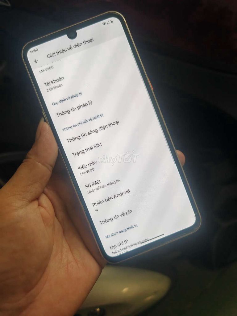 LG V60 ThinQ Android 14 gg. Mua bán Điện thoại tại Quận Tân Phú Tp Hồ Chí Minh được đăng bởi Trịnh Huy hình 1
