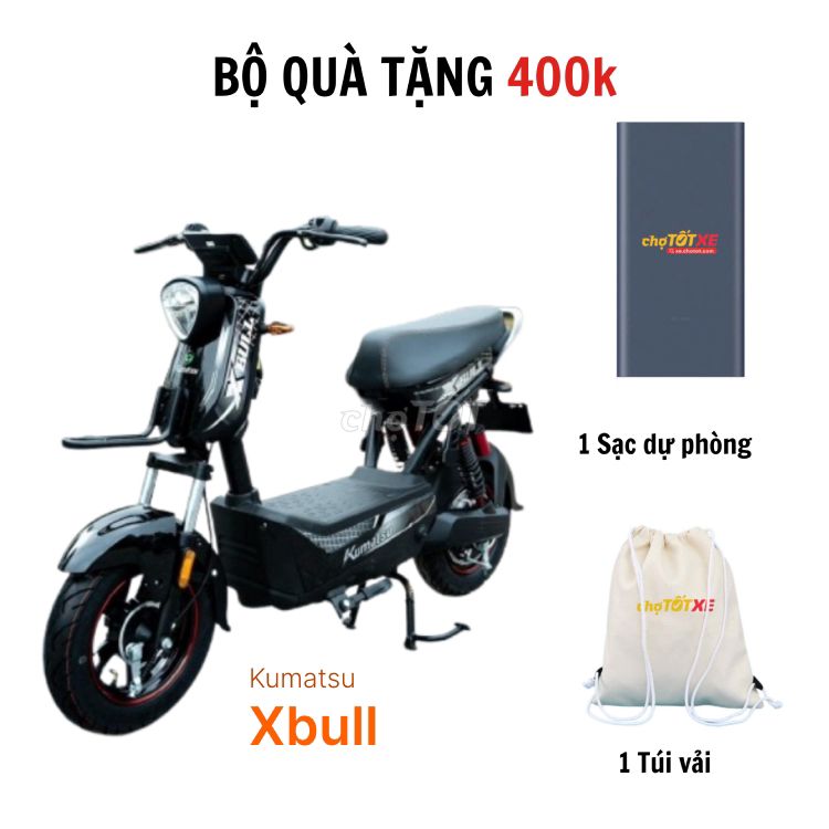 XE ĐIỆN KUMATSU XBULL 2024 MÀU ĐEN