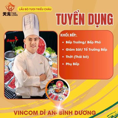 KHAI TRƯƠNG TUYỂN 20 PHỤ BẾP_THỚT LƯƠNG THƯỞNG CAO