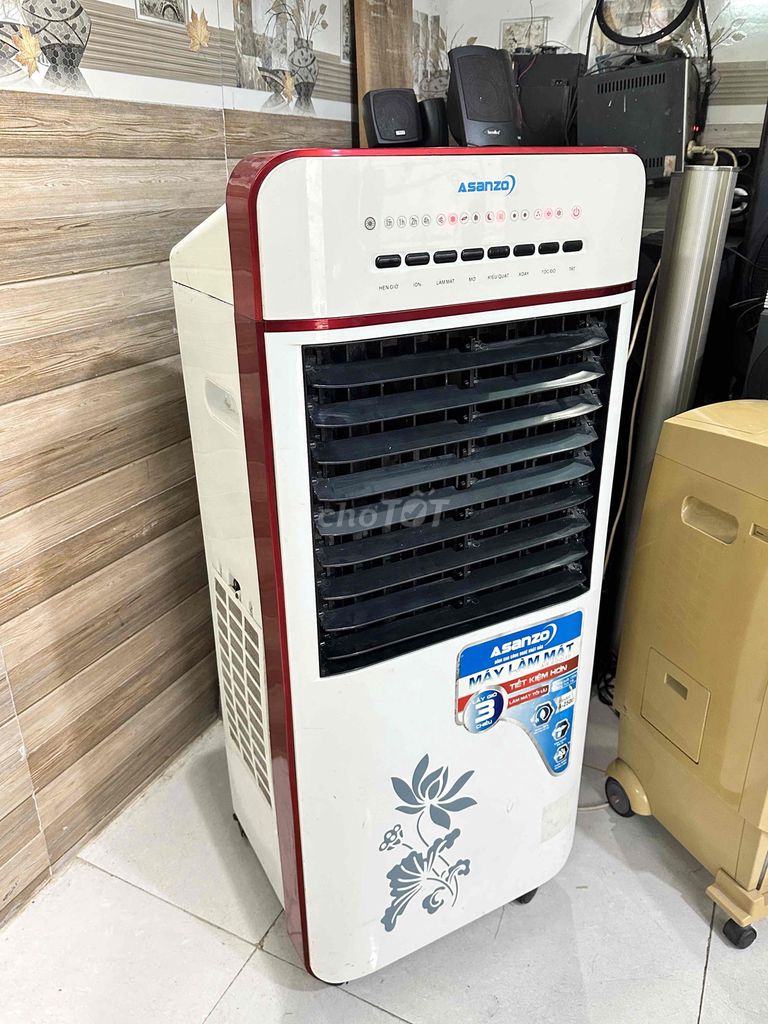 Quạt hơi nước Asanzo Lõi đồng Trắng, Đỏ. Mua bán Quạt tại Quận Ngũ Hành Sơn Đà Nẵng được đăng bởi Âm thanh cũ đà nẵng hình 1