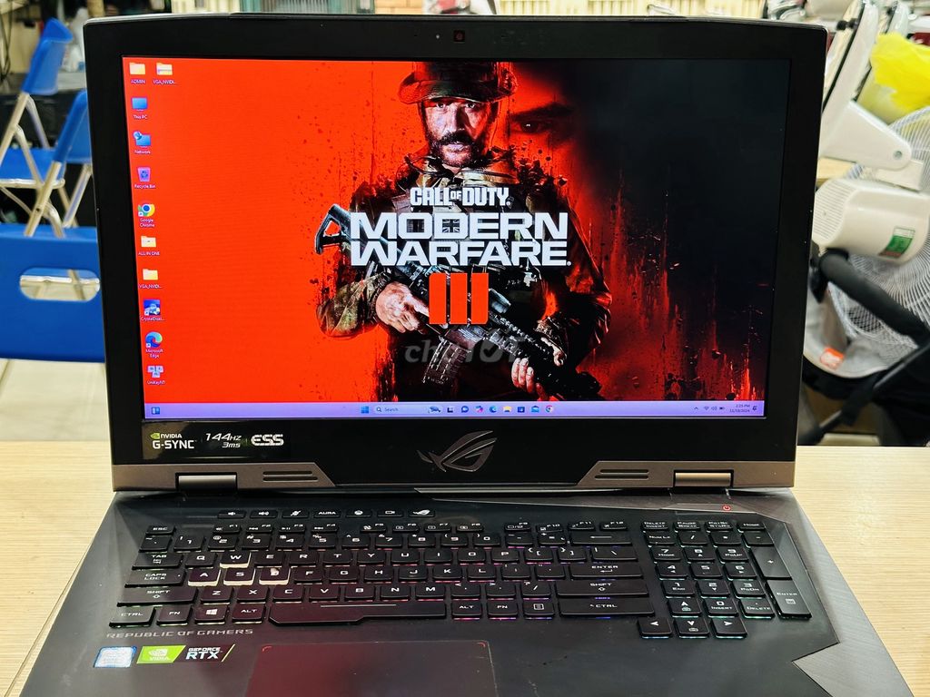 LAPTOP TRƯỚC MUA 120TR ASUS ROG G703GX RTX 2080