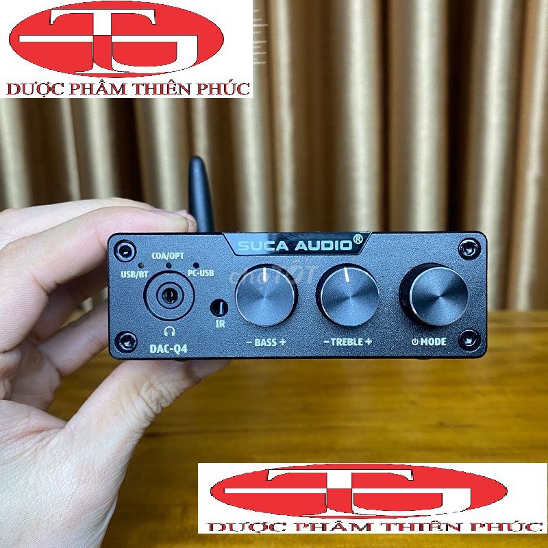 SUCA DAC Q4 chỉnh Bass Treble, Có điều khiển,USB