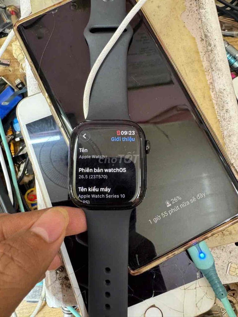 mới thu được của khách appwatch s10-46m , lấy ib e. Mua bán Thiết bị đeo thông minh tại Quận Hà Đông Hà Nội được đăng bởi Taipham hình 1