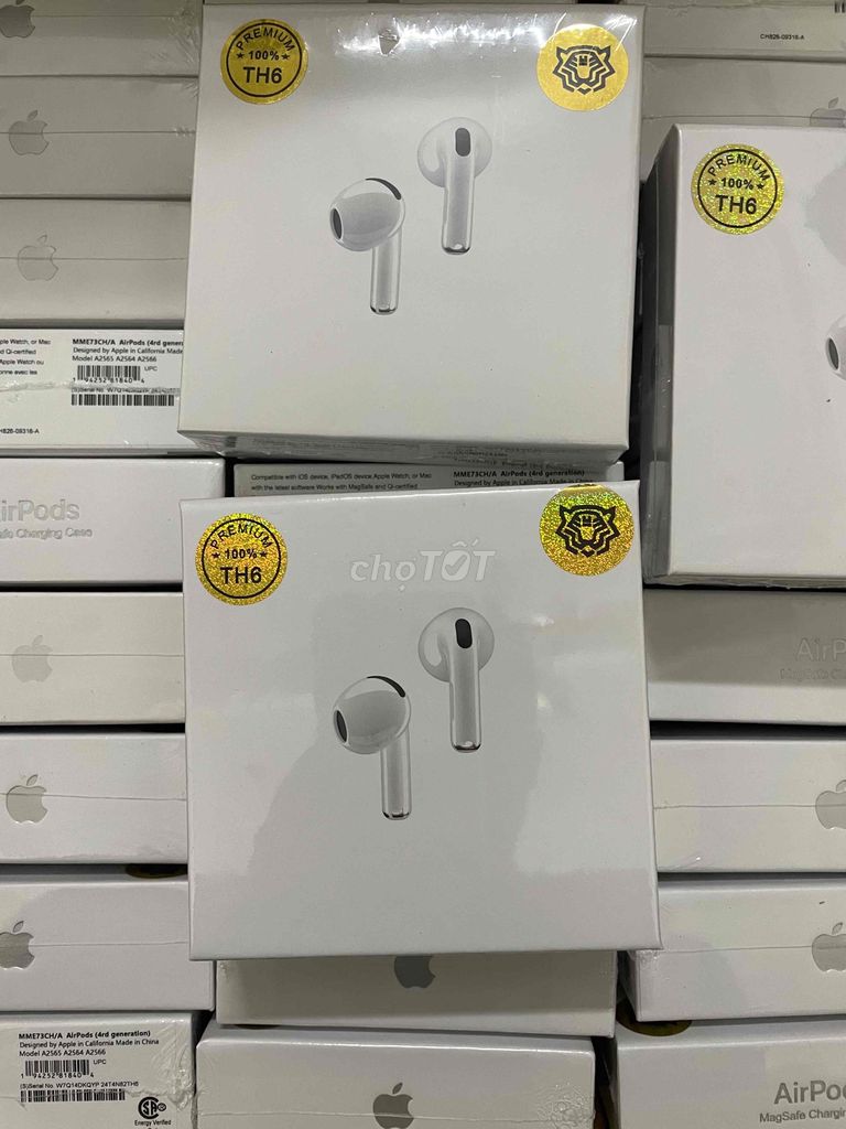 Tai nghe Airpods 4 hổ vằn