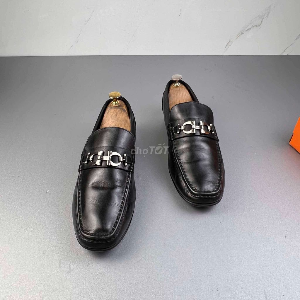 Giày lười Salvatore Ferragamo Nam Da Đen 43. Mua bán Giày dép tại Quận 1 Tp Hồ Chí Minh được đăng bởi Đồ Seconhand Vintage hình 1