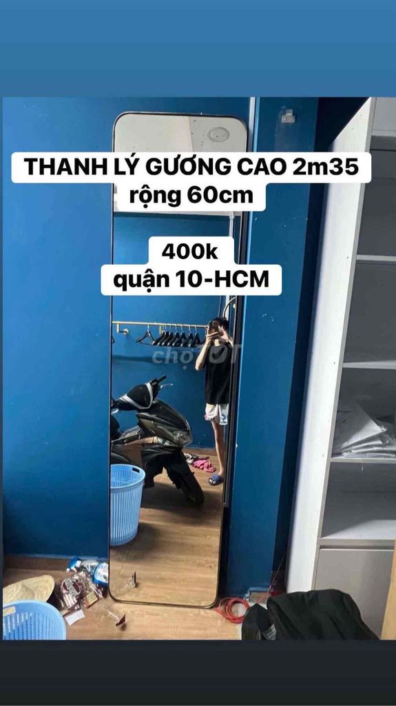 Gương soi toàn thân 2m35x60cm hiện đại. Mua bán Nội thất, đồ gia dụng khác tại Quận 10 Tp Hồ Chí Minh được đăng bởi chu phượng hình 1