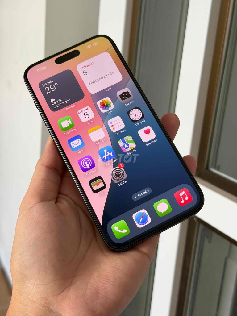 15 Pro Max 256GB Đen Quốc Tế Mỹ. Mua bán Điện thoại tại Quận Cái Răng Cần Thơ được đăng bởi Đức Xưởng Đức Khánh Lý hình 1