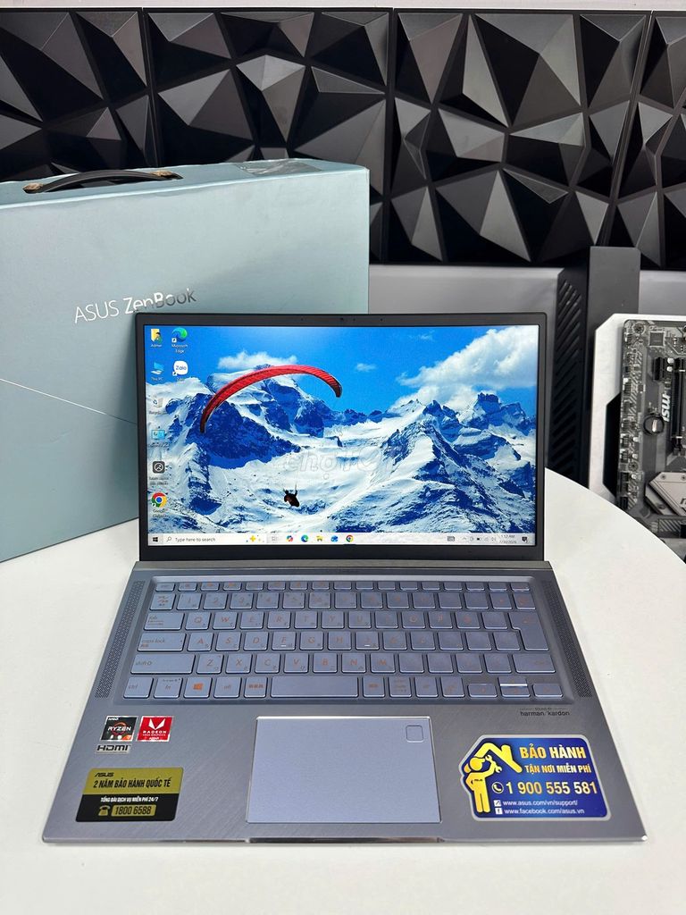ASUS ZenBook Ryzen 7 3700U 13 inch 8GB/256GB Xám. Mua bán Laptop tại Thành phố Thuận An Bình Dương được đăng bởi VŨ XUÂN ĐẠT hình 1