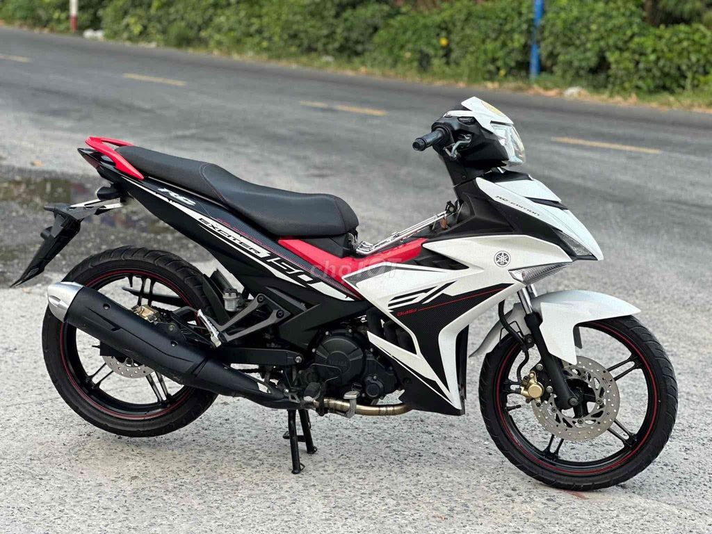 Yamaha Exciter 150 Trắng đỏ đen Zin. Mua bán Xe máy tại Huyện Thạnh Phú Bến Tre được đăng bởi XE MÁY MINH TÂN hình 2