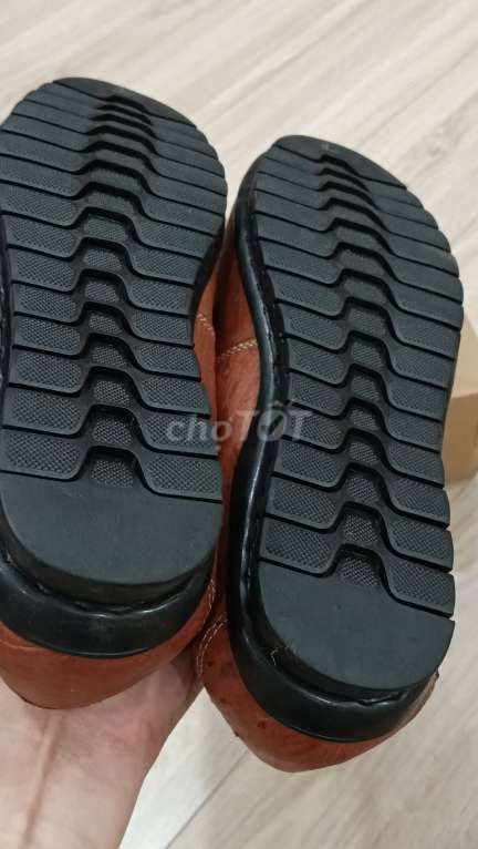 GIÀY MỌI DA ĐÀ ĐIỂU THẬT SIZE 42-43 MỀM ÊM NHẸ