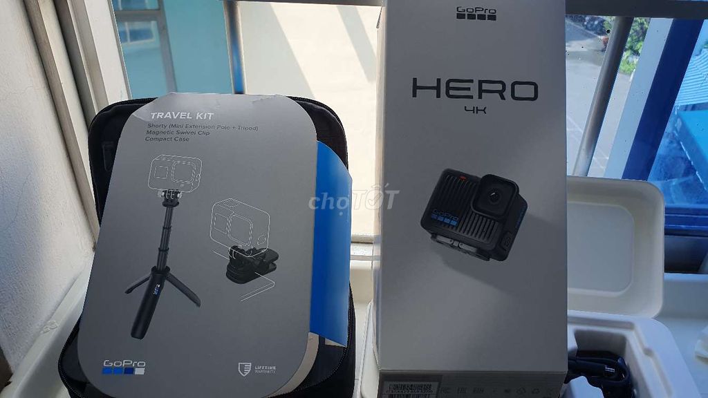 Gopro Hero 4K và Travel Kit