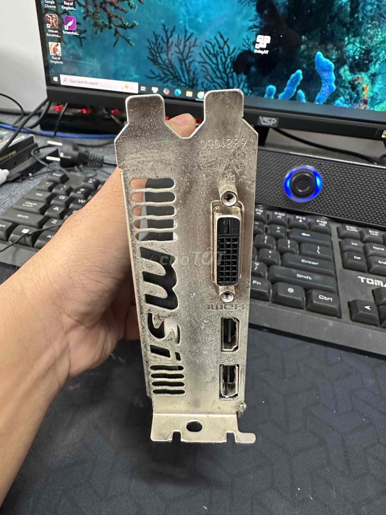 Card đồ họa MSI GTX 1050 Ti 4GB Đen. Mua bán Linh kiện (RAM, Card...) tại Quận Ninh Kiều Cần Thơ được đăng bởi Máy Tính TTC hình 1