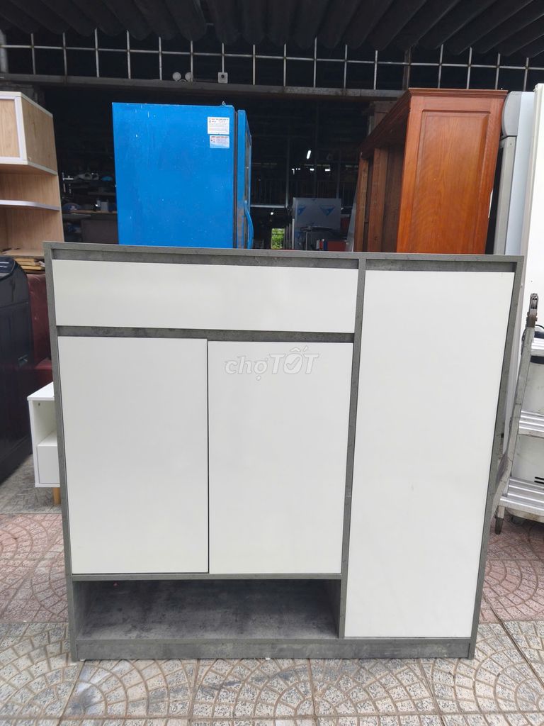 Tủ giày Gỗ công nghiệp Xám, trắng Hiện đại. Mua bán Tủ, kệ gia đình tại Quận Ngũ Hành Sơn Đà Nẵng được đăng bởi Đồ Cũ TTpro hình 1
